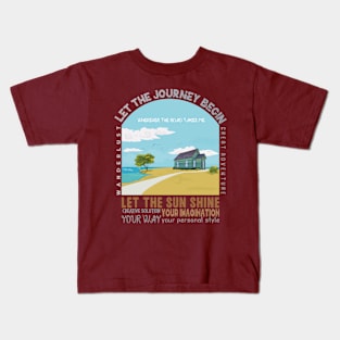 Let the journey begin Kids T-Shirt